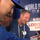 Illustration for article titled Salvador Perez Torments Lorenzo Cain During Media Session